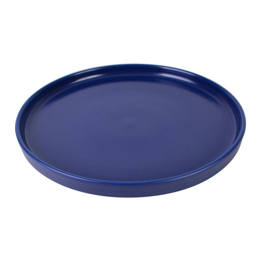Kaden Blue Porcelain 12-Piece Dinnerware Set for 4