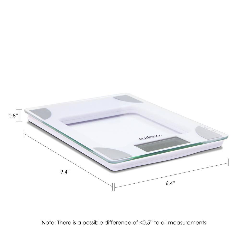 DaPur Digital Precision Kitchen Scale with Glass Top - thumbnail 2