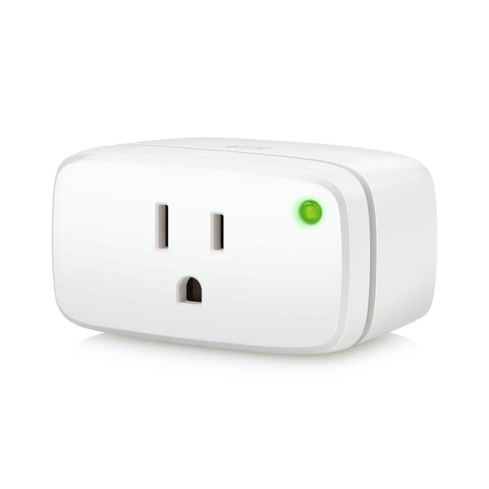 Feit Electric 15 Amp Outdoor Alexa Google Assistant Compatible Plug-In Smart  Wi-Fi Dual Outlet Wall Plug, No Hub Required PLUG/WIFI/WP - The Home Depot
