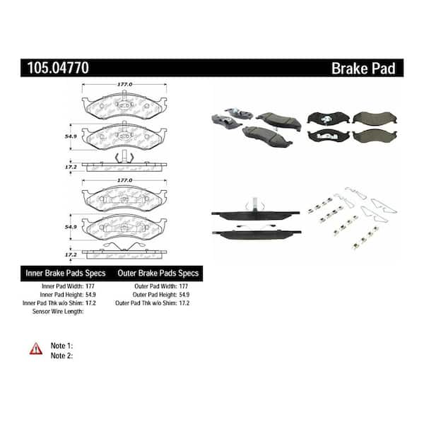 Centric Parts Disc Brake Pad Set