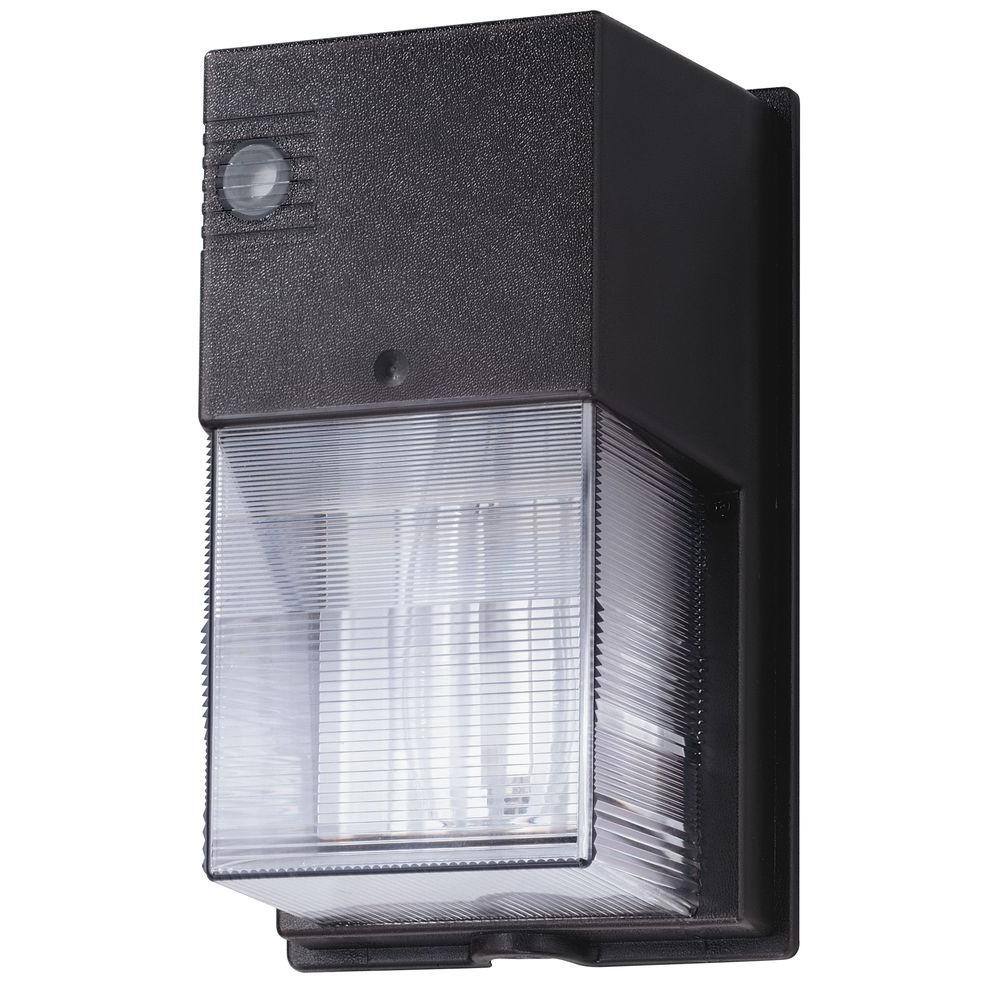 Lithonia Lighting TWS 42Watt Dark Bronze Motion Sensing Wall Pack