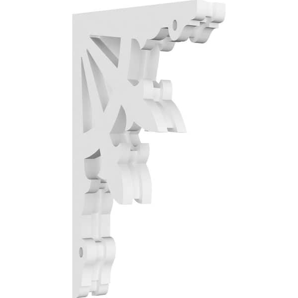 Ekena Millwork 1-7/8 in. x 13 in. x 7-1/2 in. PVC Riley Corbel
