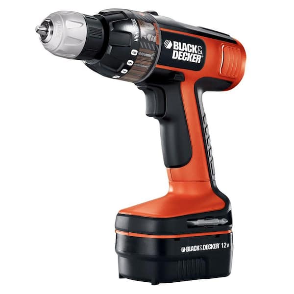 BLACK+DECKER 12-Volt Ni-Cad 3/8 in. Cordless Smart Select Drill