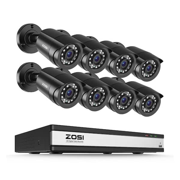16-Channel 3K-Lite DVR Security System with 8 1080P Full HD Wired Bullet Cameras
