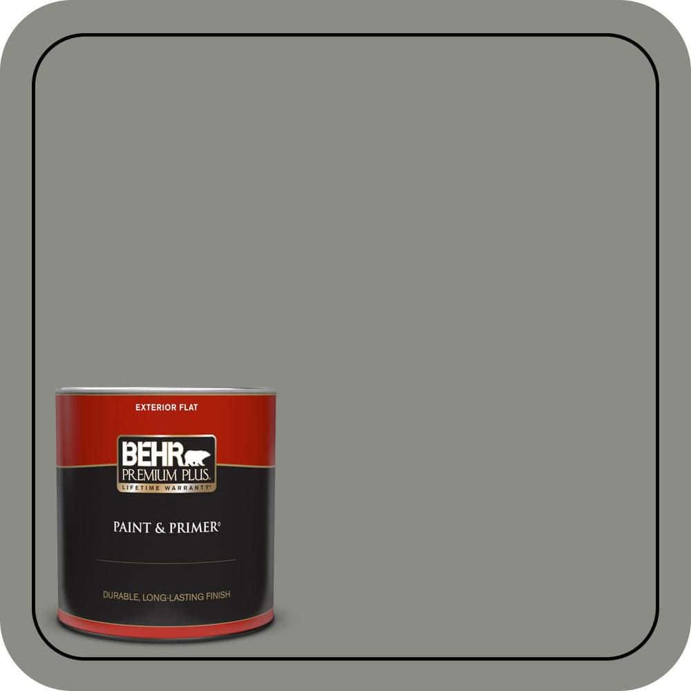 1 qt. #N380-5 Naturalist Gray Flat Exterior Paint & Primer price history on PriceWatchPro