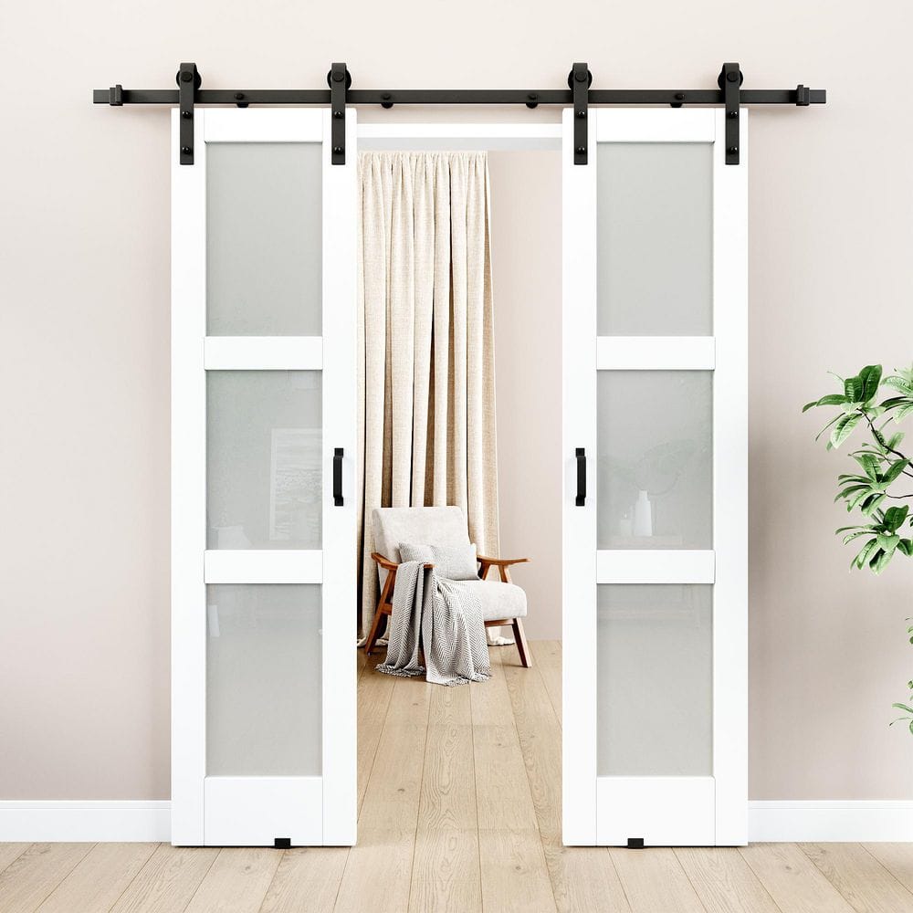Best HD Pictures about  White Sliding Barn Door  with No AI Images