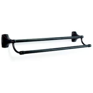 Clarendon 24 in. Double Towel Bar in Oil Rubbed Bronze