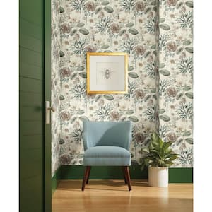 60.75 sq. ft. Midsummer Floral Wallpaper