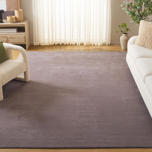 Loft Taupe 10 ft. x 14 ft. Machine Washable Modern Solid Area Rug