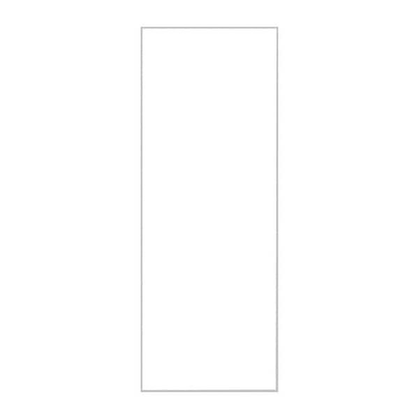 22 in. W x 65 in. H Rectangular Aluminum Framed Wall Mount or Floor ...