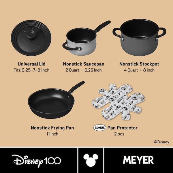 Non-stick Pot Set + Frying Pan - 4 Piece