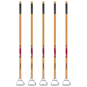 5-Piece Action Hoe with Grip Garden Tool Set