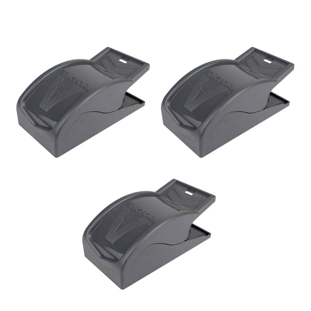Victor M070-bulk Safe-Set Mouse Trap - 12 Traps , Gray