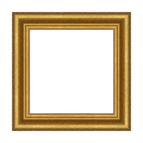 Amanti Art Mirror Makeover Parlor Gold 21.25 in. W x 21.25 in. H Bathroom Mirror Frame Border Kit-Fits a 20x20 mirror