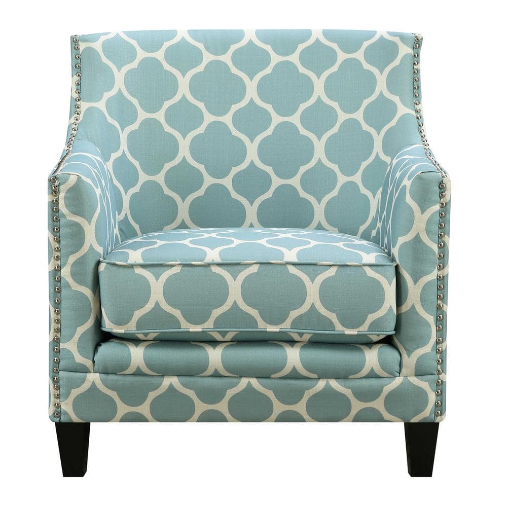 Deena Aqua Accent Chair UDH707100CA The Home Depot