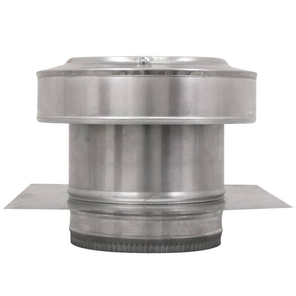 Active Ventilation 8 In Diameter Aluminum Round Back Roof Jack In Mill Finish With 4 In Collar And 2 In Tail Pipe Rbv 8 C4 Tp The Home Depot