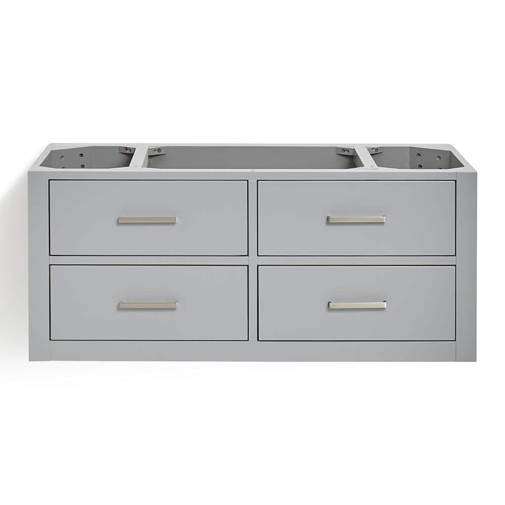 Hutton 42" Gray Single Wall-Mounted Vanity Cabinet