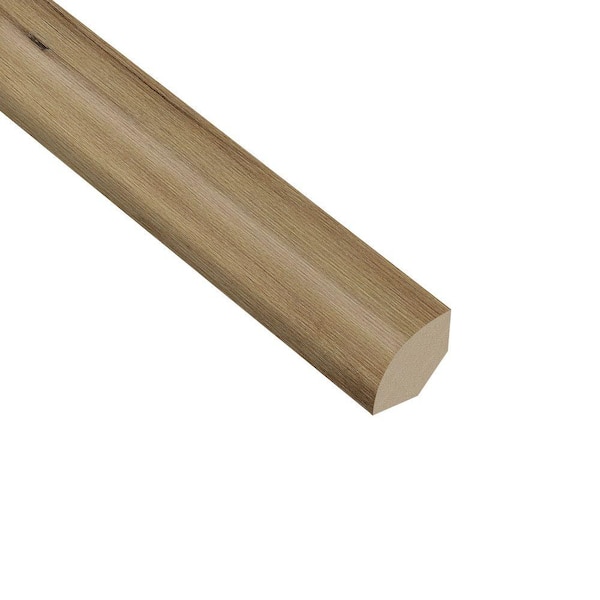 Unbranded Pine Natural 5/8 in. Thick x 1 in. Wide x 94-1/2 in. Length Vinyl Quarter Round Molding