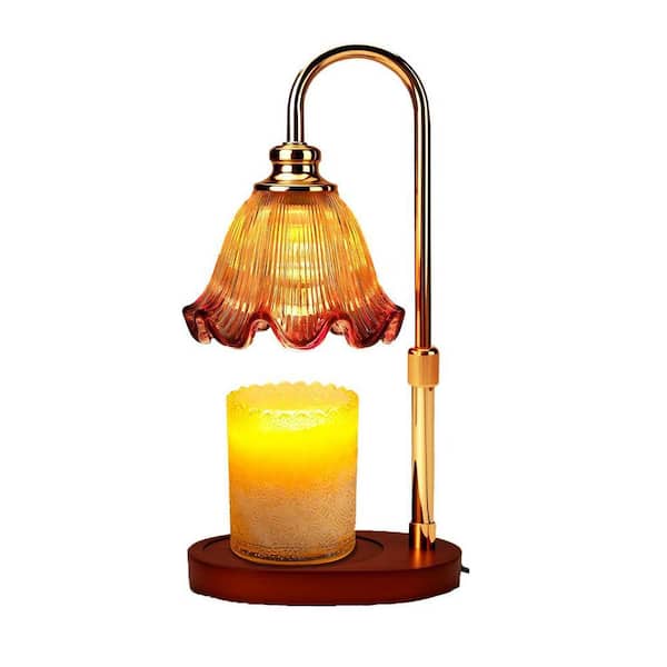 Multi-Colored Dimmable Candle Warmer Lamp with Timer, Adjustable