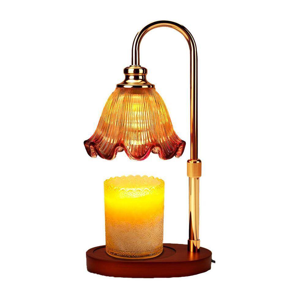 Multi-Colored Dimmable Candle Warmer Lamp with Timer, Adjustable