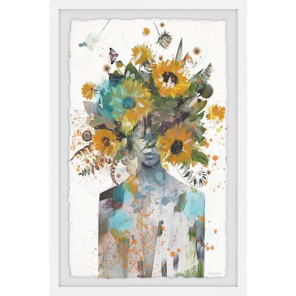 Unbranded "Sunflower Jewel" by Marmont Hill Framed People Art Print 24 in. x 16 in.