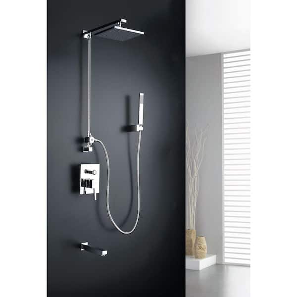 ANZZI Byne 1-Handle 1-Spray Tub and Shower Faucet with Sprayer