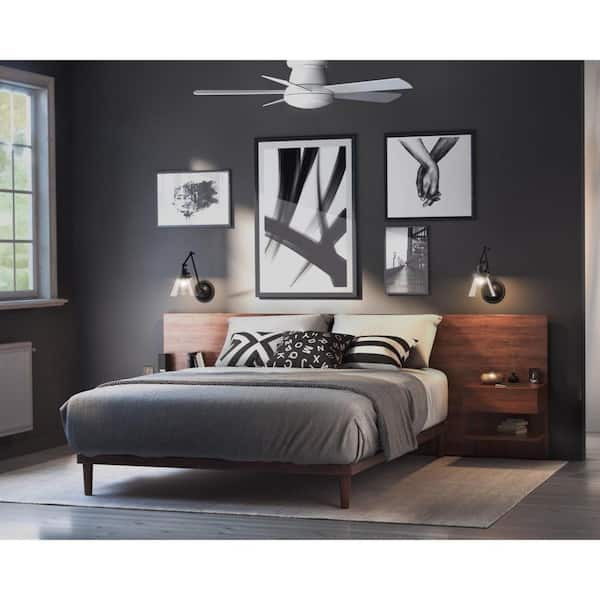 Hinton Collection 1-Light Black Clear Seeded Glass Swing Arm Adjustable Coastal Farmhouse Wall Light Sconce