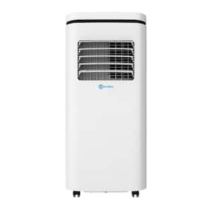 Rollicool 10 000 Btu 5 500 Btu Doe Portable Air Conditioner Dehumidifier App Quiet Operation Alexa Voice Control In White Cool 208 20 The Home Depot