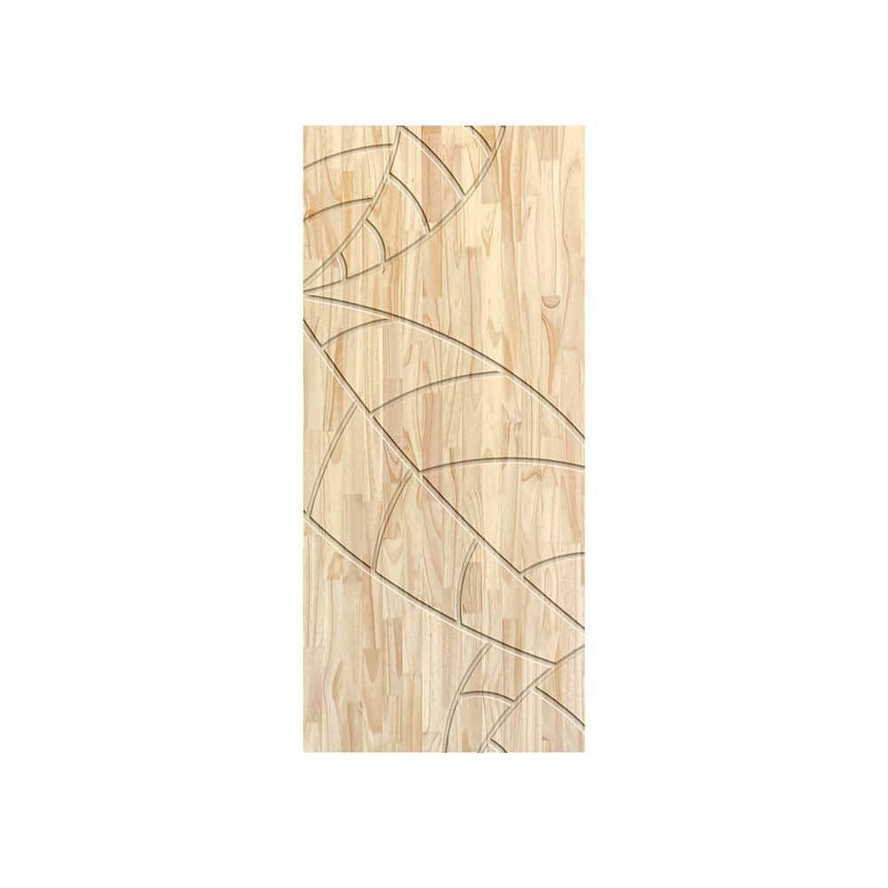 Reviews for CALHOME 42 in. x 80 in. Hollow Core Natural Pine Wood