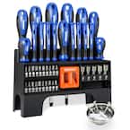 44-Piece Screwdriver Set, Magnetic Screwdriver Kit with Plastic Racking, for Home Repair, DIY Craft, Men Tools Gift