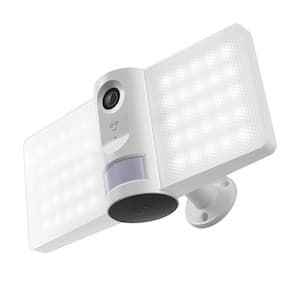 SENTRY Wired Standard Surveillance Camera with Smart Wi-Fi Motion Activated Floodlight Works with Alexa No Hub Required