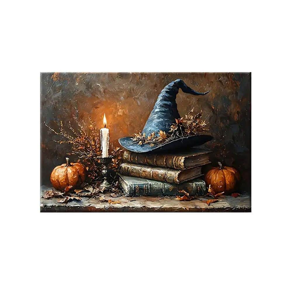 30 Pcs Halloween Paper Clips - Witch Hat Metal Bookmark Clips For Office & School