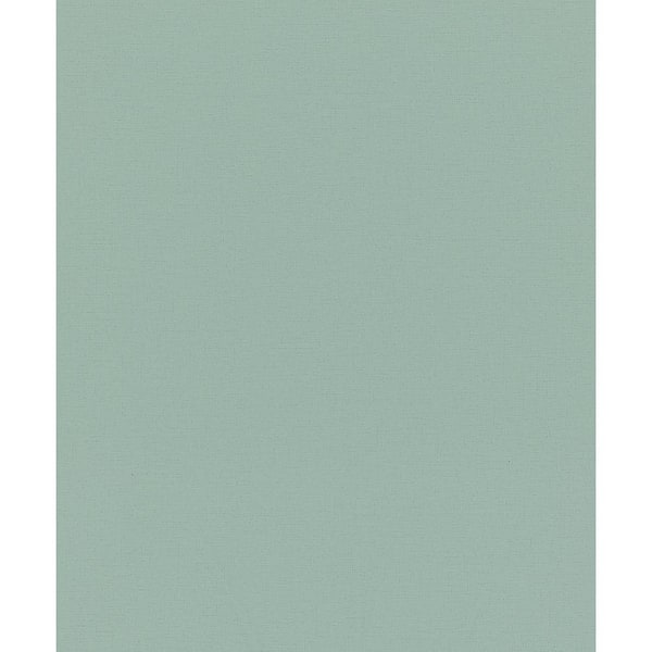 Unbranded Flora Collection Green Plain Texture Matte Finish Non-Pasted Vinyl on Non-Woven Wallpaper Sample