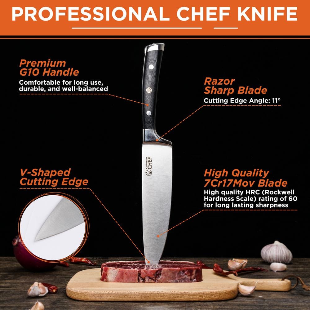 Commercial Chef Commercial Chef 8'' Chef's Knife