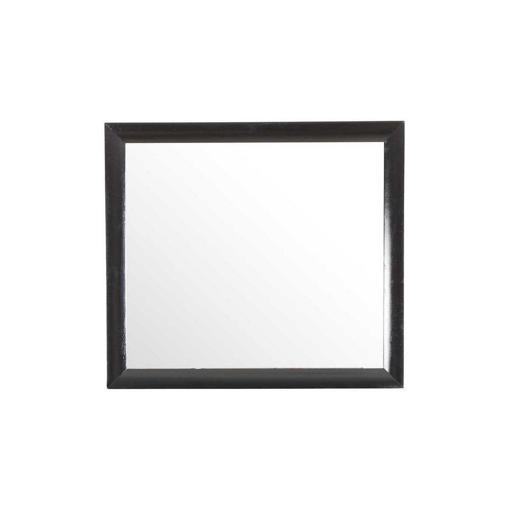 Marilla 35 in. x 39 in. Modern Rectangle Framed Dresser Mirror