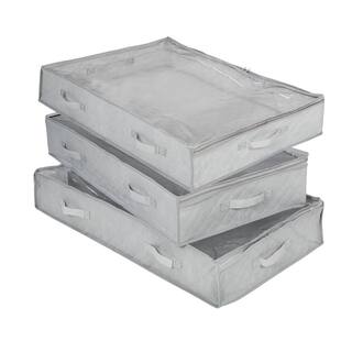 Honey-Can-Do Organizer Sotto Pensile Regolabile, Acciaio Cromato, 45x30x26 Cm, Con Cestello Estraibile