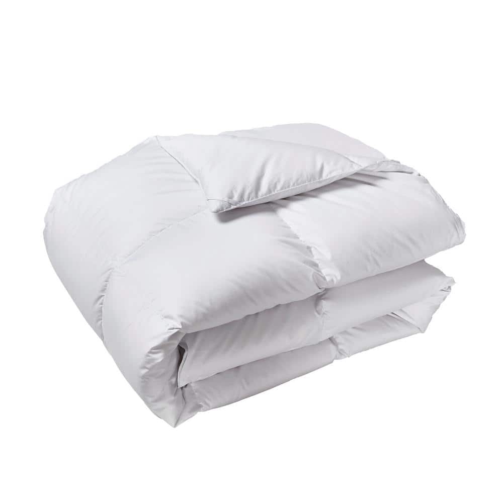 King White Cotton Down Reversible Comforter Set