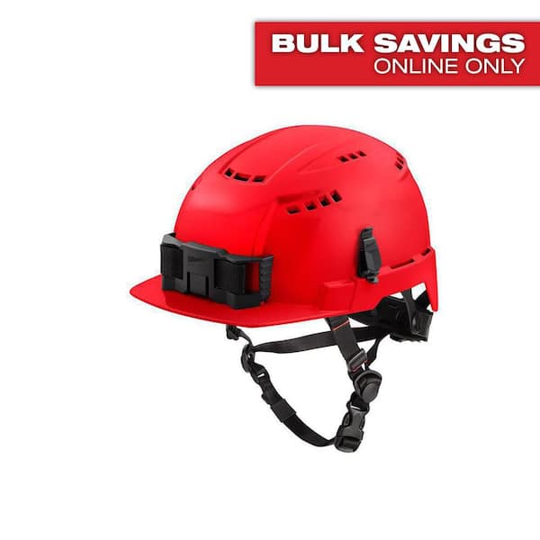 Milwaukee BOLT Red Type 2 Class C Front Brim Vented Safety Helmet