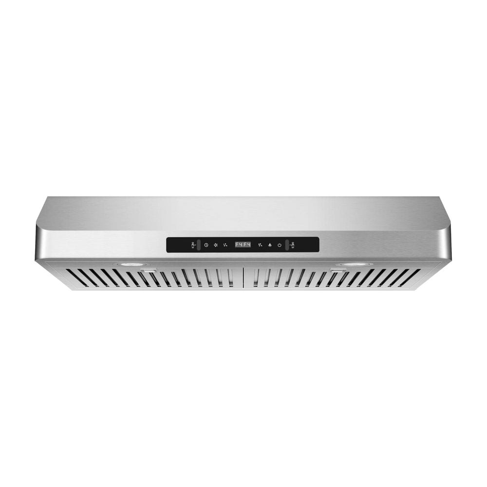 30 in. Convertible Under Cabinet Range Hood in Stainless Steel with 4 Speeds Exhaust Fan, Voice/Gesture/Touch, 900 CFM