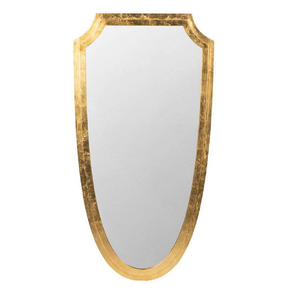 Tatahance Gold 24 in W x 46 in. H Irregular Shield Shape Metal