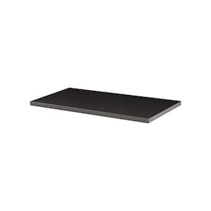 SUMO 31.5 in. W x 11.8 in. D x 0.98 in Anthracite MDF Decorative Wall Shelf without Brackets