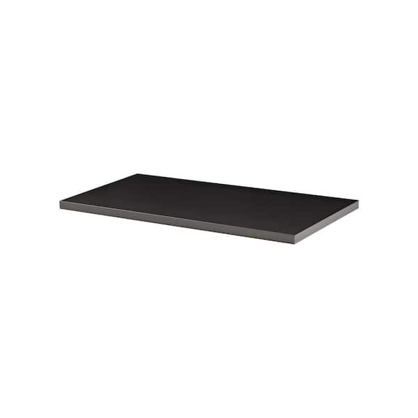 Dolle SUMO 31.5 in. W x 11.8 in. D x 0.98 in Anthracite MDF Decorative Wall Shelf without Brackets