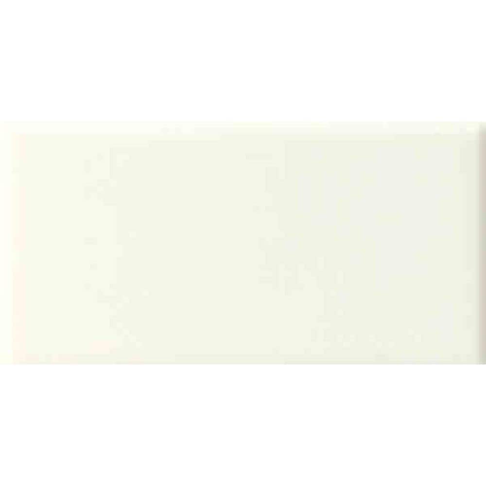 Retro Classic Biscuit White 3 in. x 6 in. Ceramic Wall Tile (10.00 sq. ft./