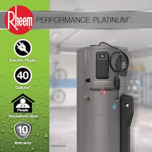 Performance Platinum ProTerra 40 Gal. 120-Volt Plug-in Smart Heat Pump Water Heater with 10-Year Warranty