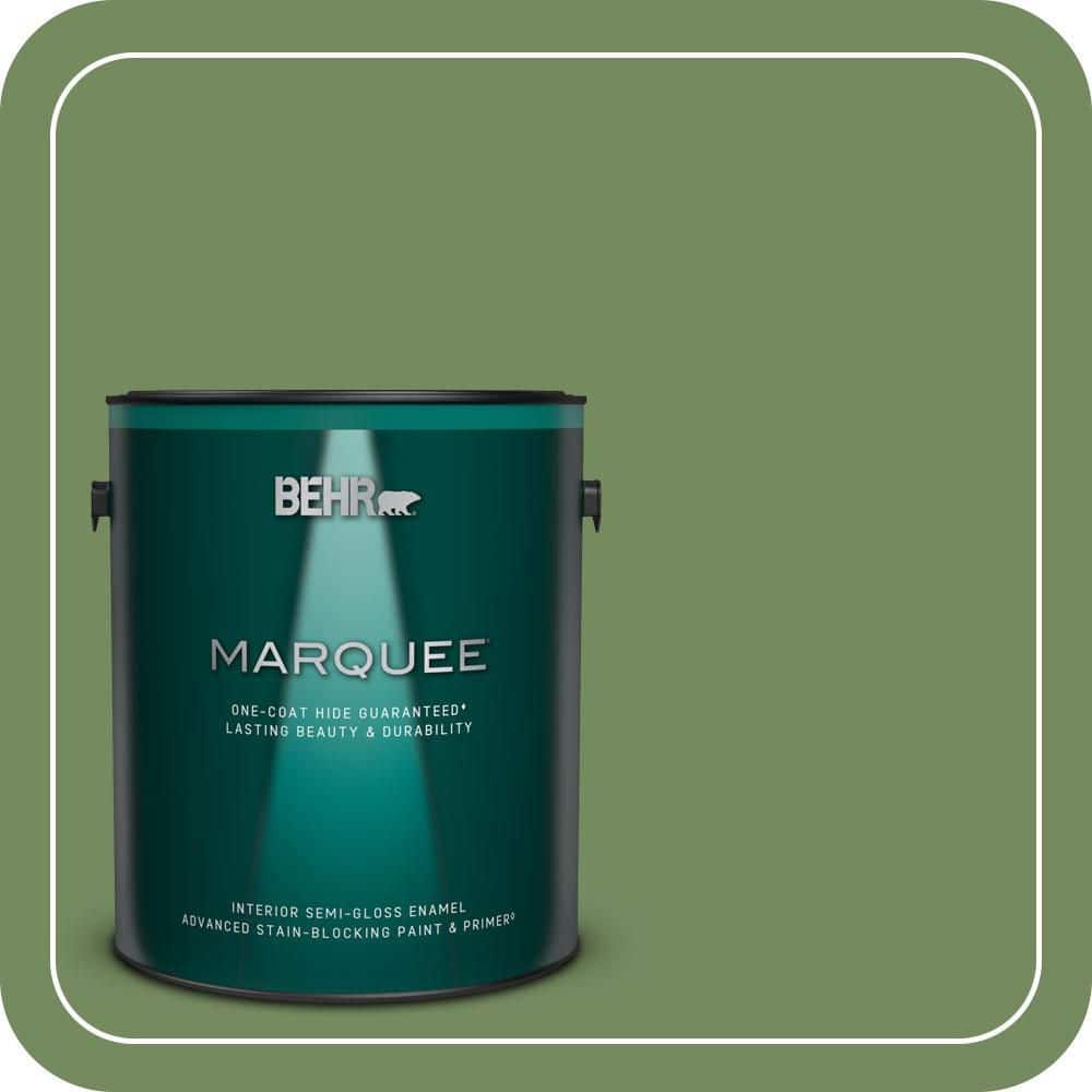 1 gal. #M380-6 Fern Canopy Semi-Gloss Enamel Interior Paint & Primer price history on PriceWatchPro