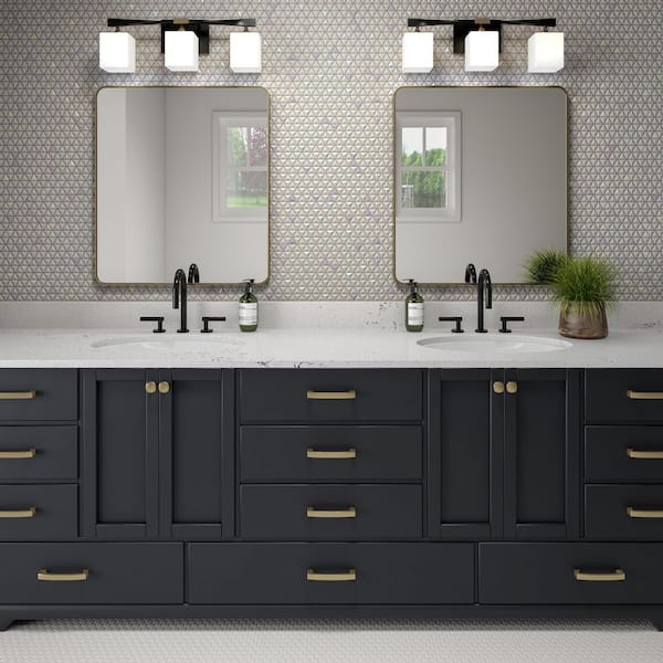 Starcastle Comet 12 in. x 11 in. Glass Triangle Mosaic Tile (11.77 sq. ft./Case)