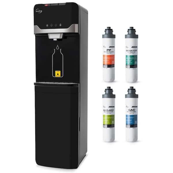 DS4B-PF Water Dispenser w/ 4-Stage Filter, Removes PFAS, Chlorine, Sediments, Heavy Metals, Hot, Cold, Room Temp