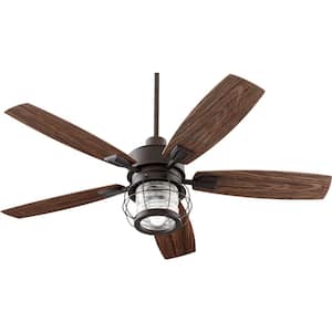 Galveston 52 in. Indoor/Outdoor Oiled Bronze Ceiling Fan with Wall Control