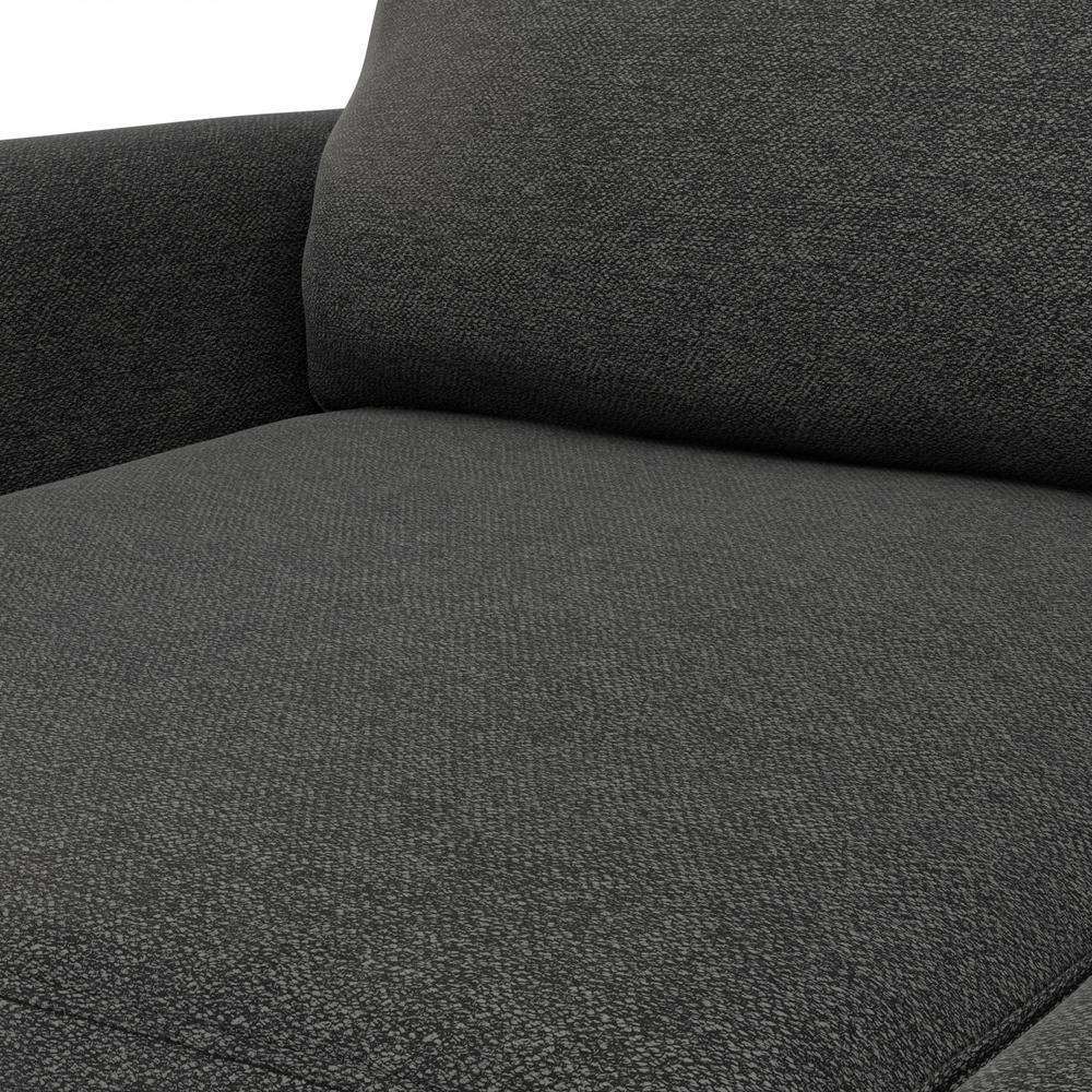 Charcoal Grey 90-Inch Fabric Lawson Sofa with Wood Legs