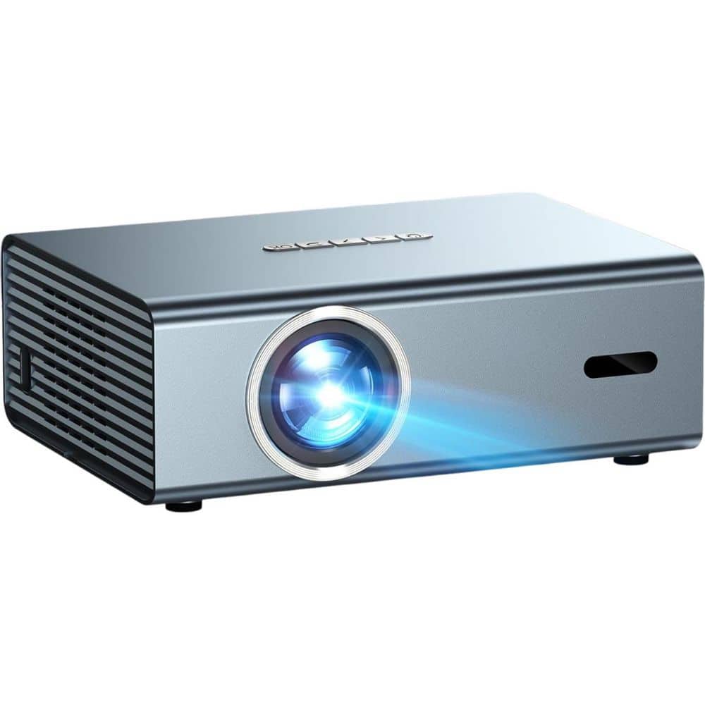 1920 x 1080 4K Projector with WiFi 6 and Bluetooth, Auto Keystone Correctio